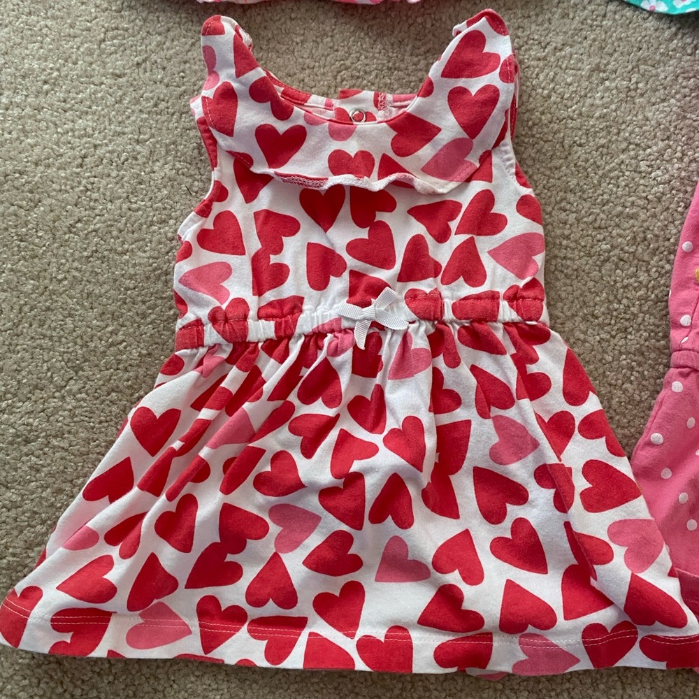 6 month baby girl Carter's romper/dress set - Picture 5 of 7